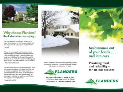 Flanders Trifold Brochure