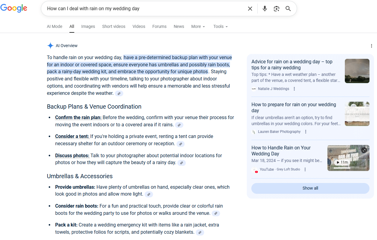 Google's AI Overview has changed the landscape of search.